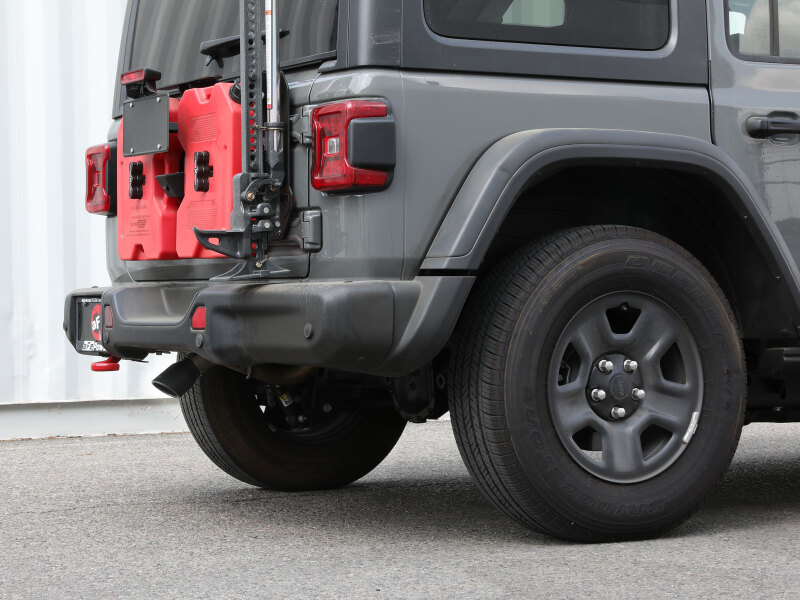 aFe MACH Force-Xp Axle-Back Exhaust System w/Black Tip 18-20 Jeep Wrangler L4-2.0T / V6-3.6L thumbnail 9