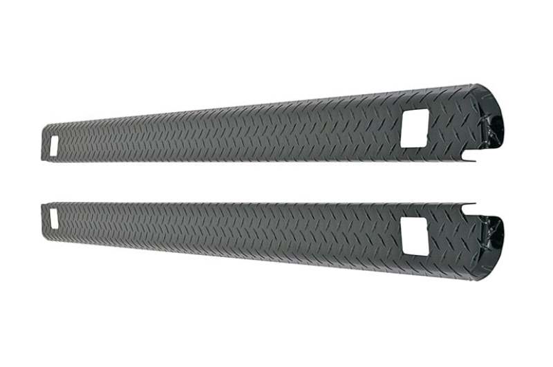 Dee Zee 02-09 Dodge Ram Bed Cap Wrap W/Stake Pockets Black-Tread Aluminum 8Ft Bed