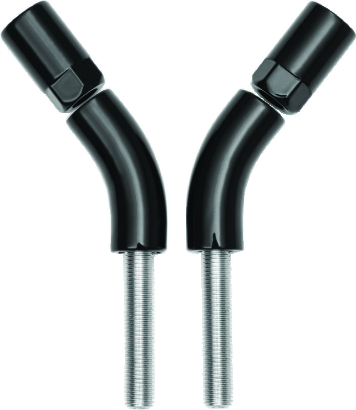 Kuryakyn Powersports Side View Mirror Components 1216 Stem 3in Outward Extenders Black thumbnail 4