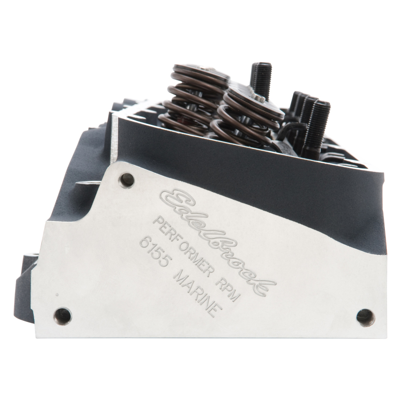 Edelbrock Cylinder Head BB Chevy Marine Performer RPM Rectangular Port Complete w/ Springs thumbnail 8