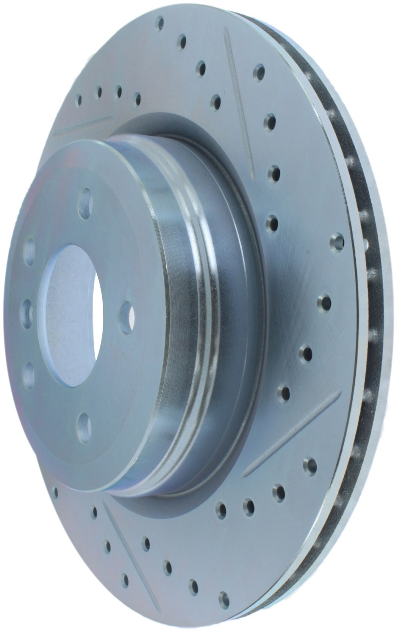 StopTech Select Sport 07-13 BMW 335i Slotted & Drilled Vented Left Rear Brake Rotor thumbnail 4