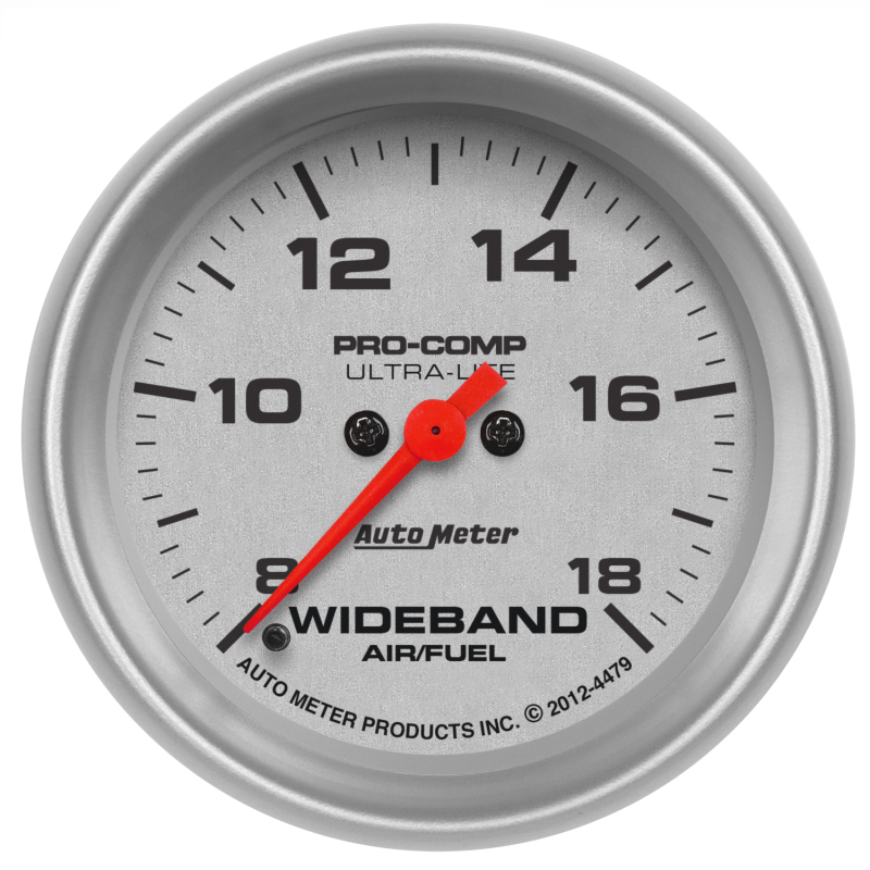 Autometer Ultra-Lite 2-5/8in Wideband Air/Fuel Ratio Analog (8:1-18:1 AFR) thumbnail 4