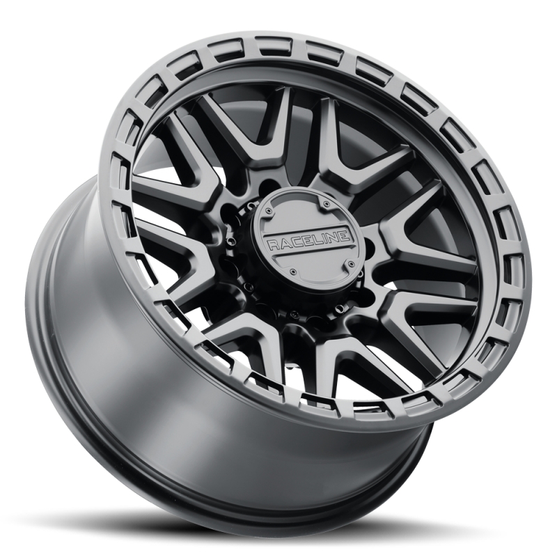 Raceline 953B Krank Wheel 20x9 / 8x165.1 / 0,, Offset 125.2mm Bore - Satin Black