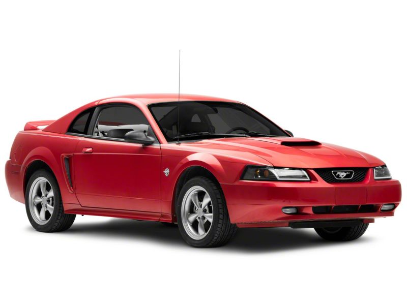 Raxiom 99-04 Ford Mustang Axial Series Headlights w/ Sequential LED Bar- Black Housing (Clear Lens) thumbnail 4