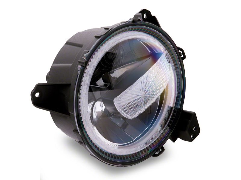 Raxiom 18-23 Jeep Wrangler JL Axial Series 9-In LED Headlights- Black Housing (Clear Lens) thumbnail 5