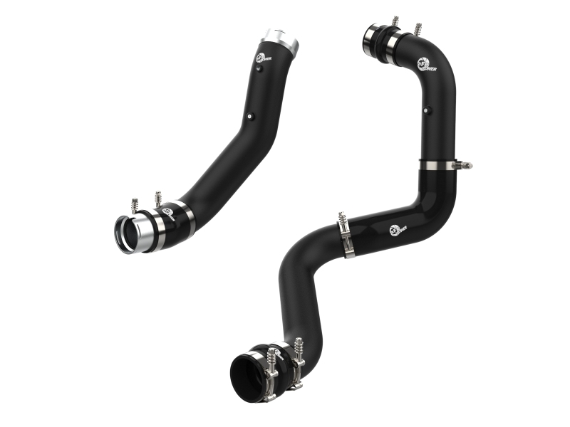 BladeRunner 3 IN Aluminum Hot and Cold Charge Pipe Kit Black