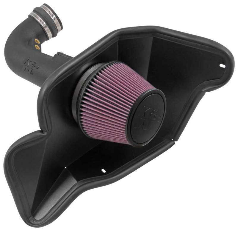 K&N 2015 Ford Mustang GT 5.0L V8 F/I Performance Intake Kit thumbnail 2