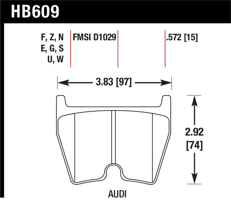HAWK DTC-60 Brake Pad Sets