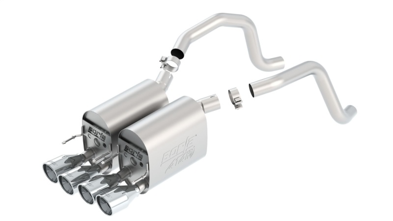 Borla 05-08 Chevrolet Corvette Coupe/Conv 6.0L/6.2L 8cyl Aggressive ATAK Exhaust (rear section only) thumbnail 6