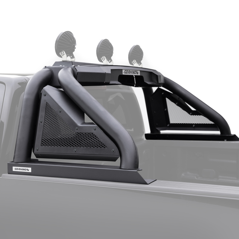 Go Rhino 14-19 Chevy 1500 LD (Classic) Sport Bar 2.0 Complete Kit w/Sport Bar+Retractable Light Mnt (1x gor911000T, 1x gor960001T) thumbnail 2