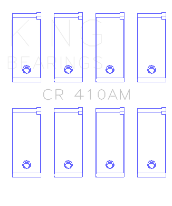King Engine Bearings Ford 105E/107E/109E/G2/J3E/2737E/3036E Connecting Rod Bearing Set thumbnail 2