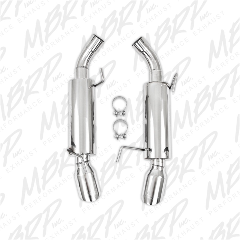 MBRP 05-10 Ford Mustang GT 5.0/Shelby GT500 Dual Mufflers Axle Back Split Rear T304 thumbnail 5