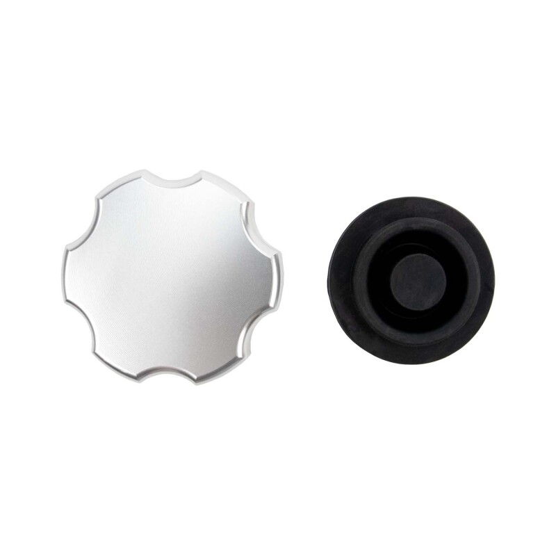 Wehrli 17-25 Ford Super Duty 6.7L Power Stroke Billet Brake Reservoir Cap - Clear Anodized thumbnail 2