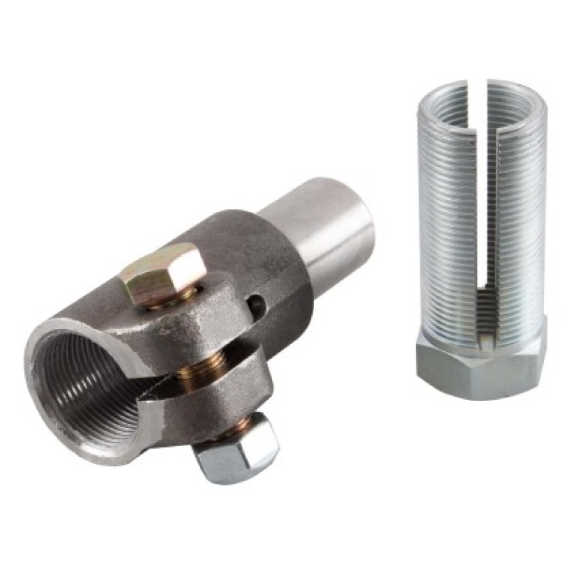 Synergy Weld-In Forged Double Adjuster Tube Adapter 7/8in-14 Left Hand Thread 1in ID Tube thumbnail 2