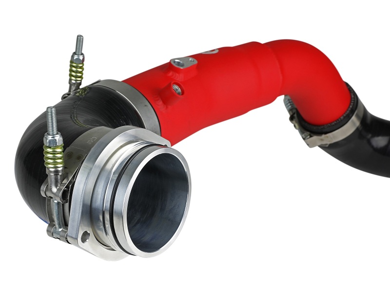 BladeRunner 2-1/2 IN Aluminum Hot Charge Pipe Red