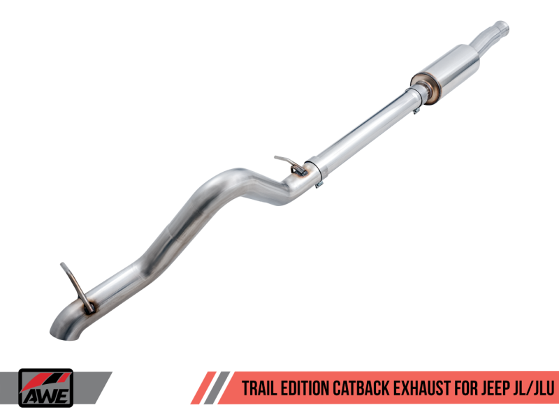 AWE Tuning 2018+ Jeep Wrangler JL/JLU 3.6L Trail Edition Cat-Back Exhaust thumbnail 9