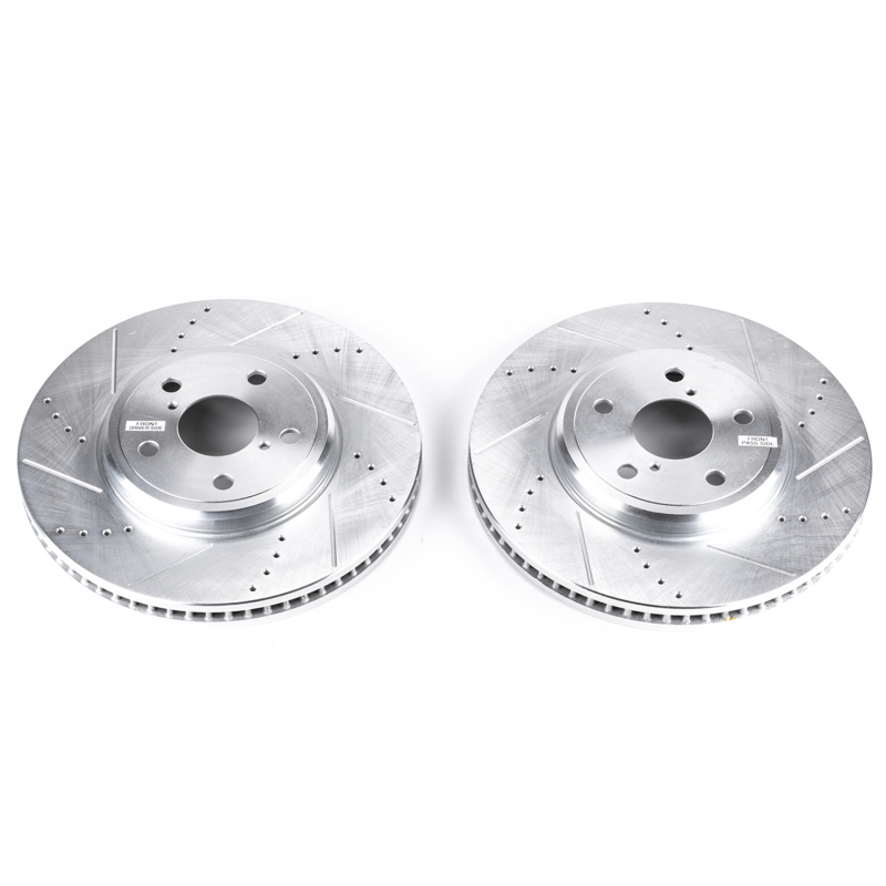 Power Stop 01-06 Lexus LS430 Front Evolution Drilled & Slotted Rotors - Pair thumbnail 2