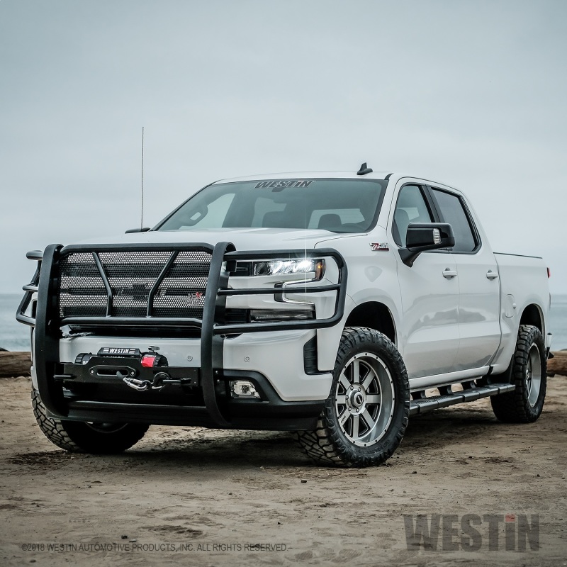 Westin Chevrolet Silverado 1500 19-21 (Excl. 2019 Silverado LD) HDX Winch Mount Grille Guard (1x wes46-23955, 1x wes57-93955A) thumbnail 3