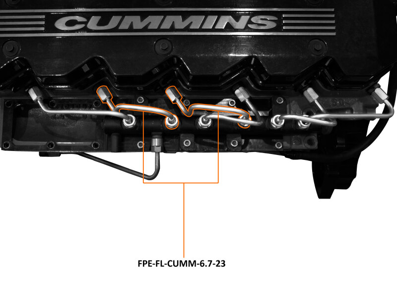 Fleece Performance 07.5-18 Dodge Ram 2500/3500 6.7L Cummins Fuel Injection Line (2 & 3) thumbnail 2