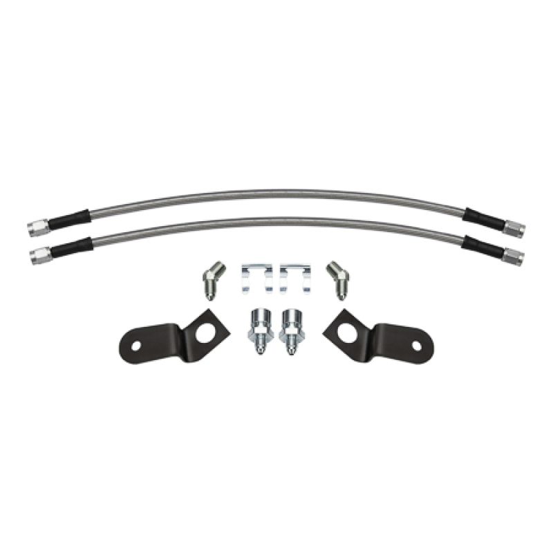 Wilwood 13-18 RAM 1500 4WD Braided Stainless Steel Flexline Hose Kit