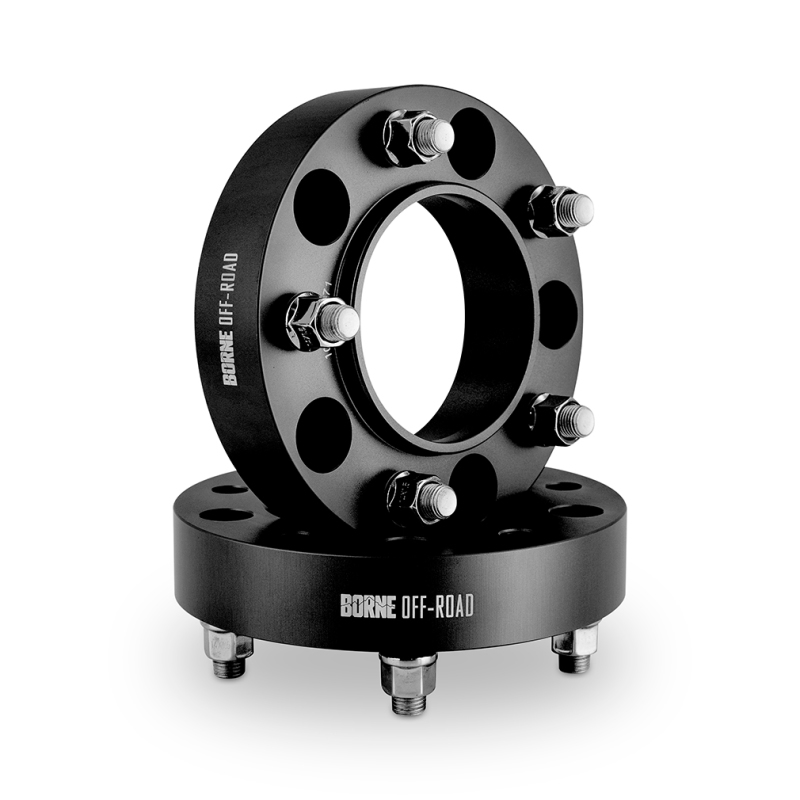 Mishimoto Wheel Spacers 5x150 110.1 38.1 M14 Black thumbnail 7