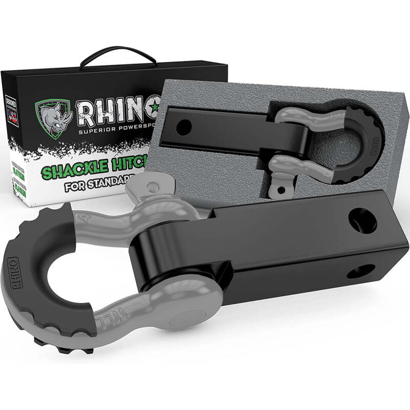 Rhino USA Shackle Hitch Receiver W/ D-Ring (Gray)
Tow Hook