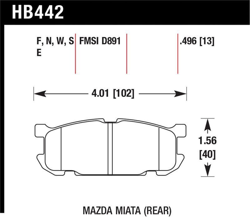 HAWK DTC-30 Brake Pad Sets
