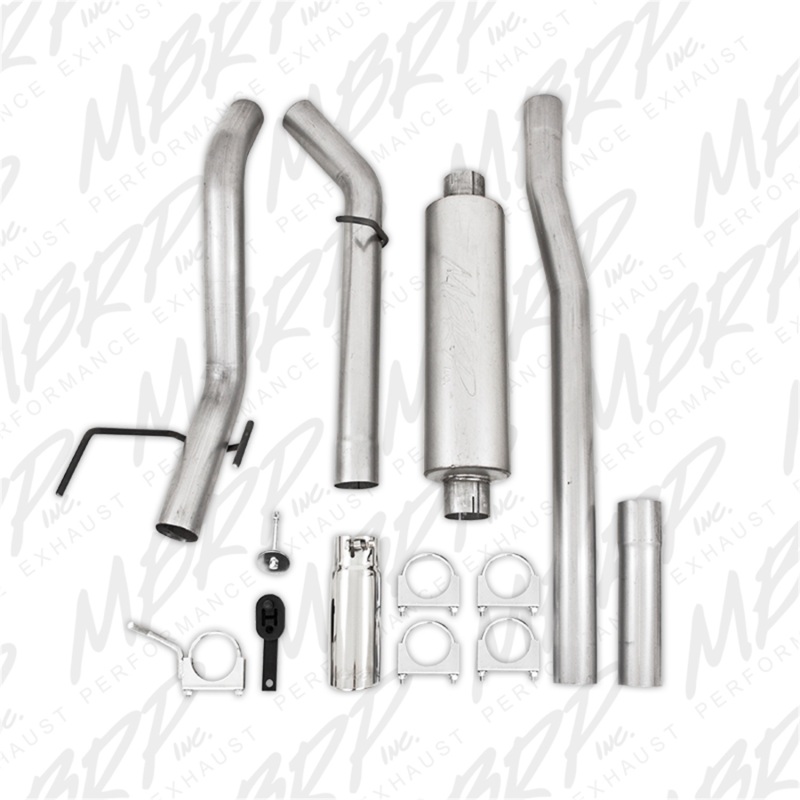 MBRP 06-08 Ram Hemi 1500 Mega Cab 5.7L / 03-13 Ram Hemi 2500/3500 5.7L Alum 3in Cat Back Single Side thumbnail 6