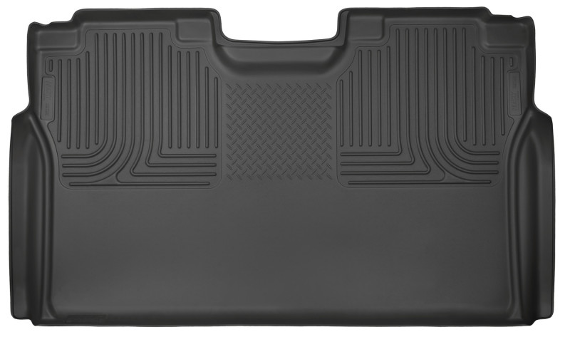 Husky Liners 15-23 Ford F-150 SuperCrew Cab WeatherBeater Black 2nd Seat Floor Liner thumbnail 8
