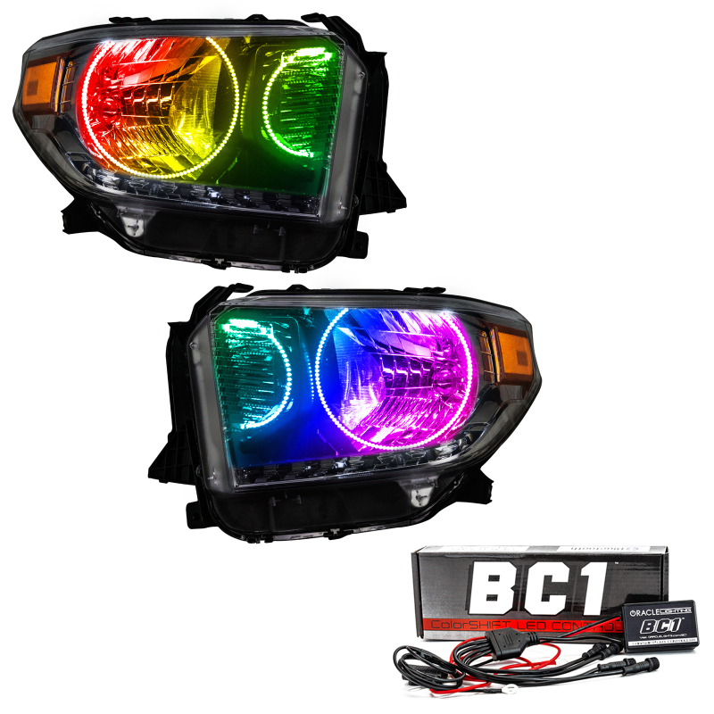 Oracle 14-17 Toyota Tundra SMD HL - Dual Halo Kit - ColorSHIFT w/ BC1 Controller thumbnail 2