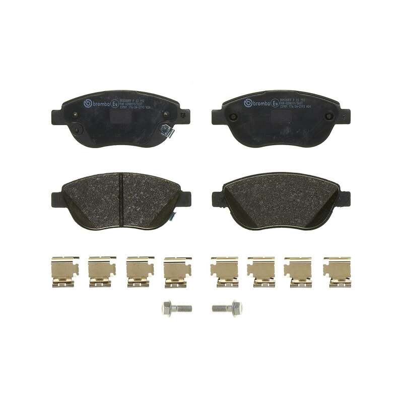 Brembo 14-17 Fiat 500 Front Low-Met Brake Pad thumbnail 2
