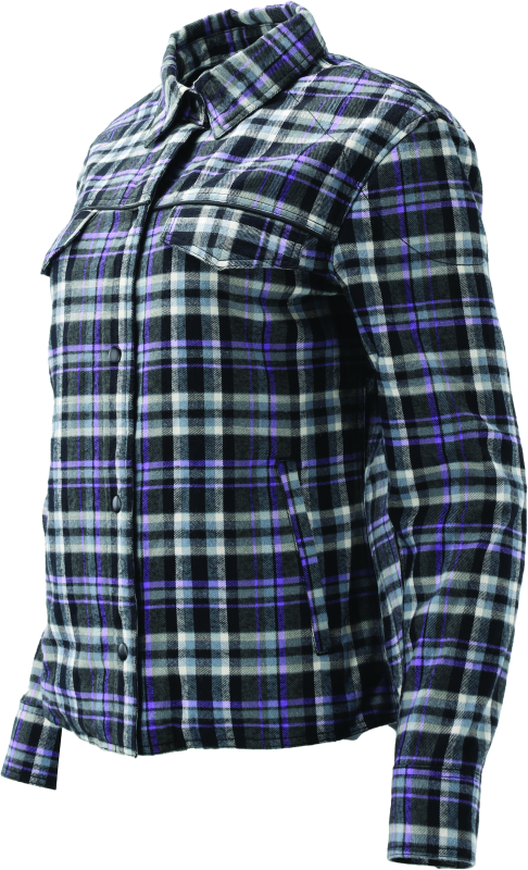Kuryakyn Leather By River Road Cameo Flannel Moto Shirt Womens - Small thumbnail 9