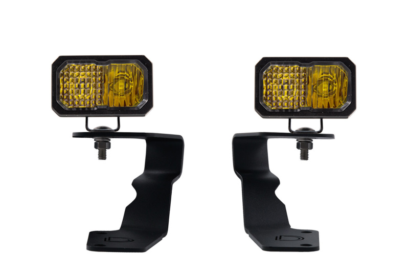 Diode Dynamics 15-21 Subaru WRX/STi Pro Stage Series 2in LED Ditch Light Kit - Yellow Combo thumbnail 2