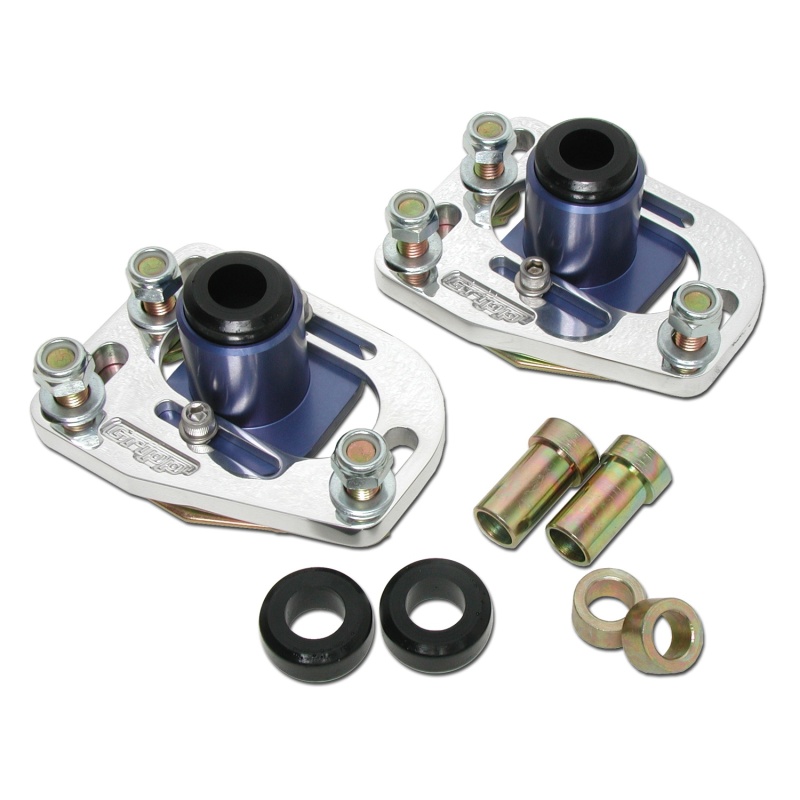 BBK 79-93 Mustang Caster Camber Plate Kit - Silver Anodized Finish thumbnail 3