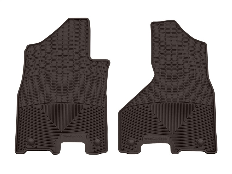 WT Rubber Mats - Front - Cocoa