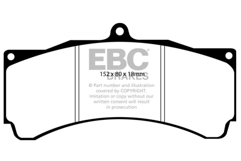 EBC Brakes Bluestuff Street and Track Day Brake Pads thumbnail 5