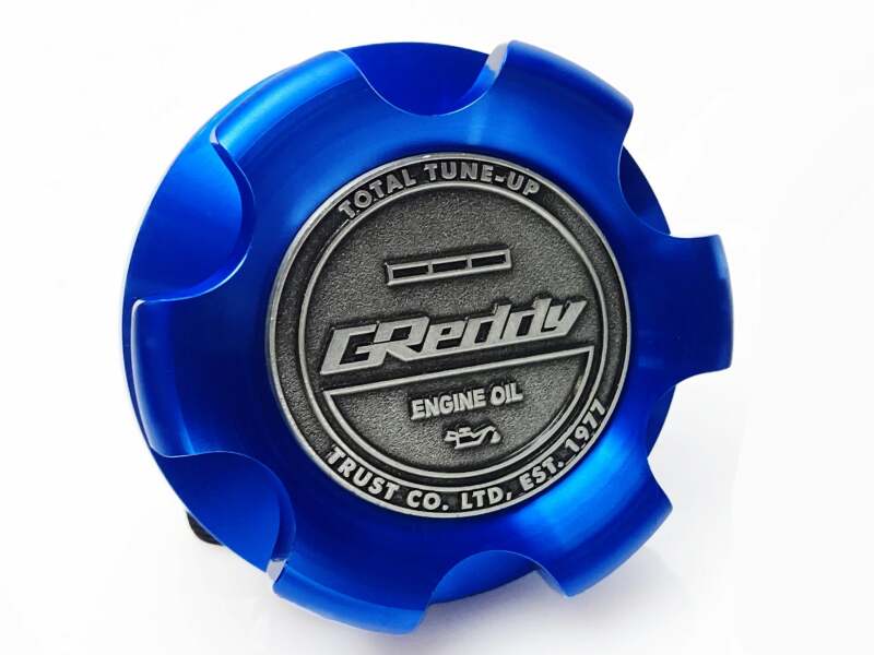 GReddy Type-B Oil Filler Cap Mazda M35-P4.0 - Blue thumbnail 3