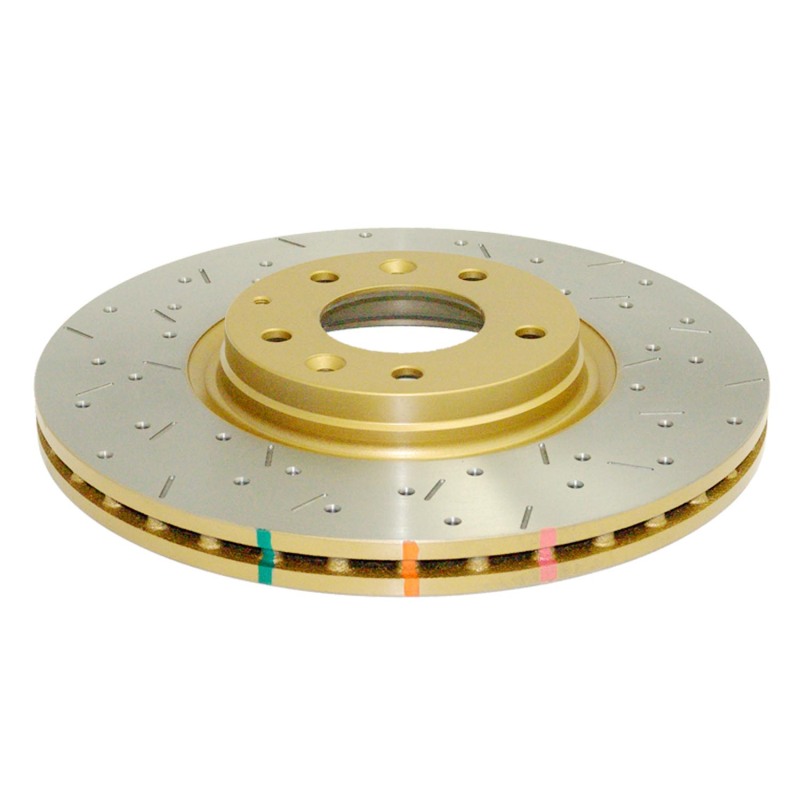 DBA HD Series 4000XS Brake Rotors for 2006-2007 6 - DBA42960XS Disc Rotor, Cross-Drilled, Slotted, 4000 XS Series, Uni-Directional, Mazda, Front, Each thumbnail 5