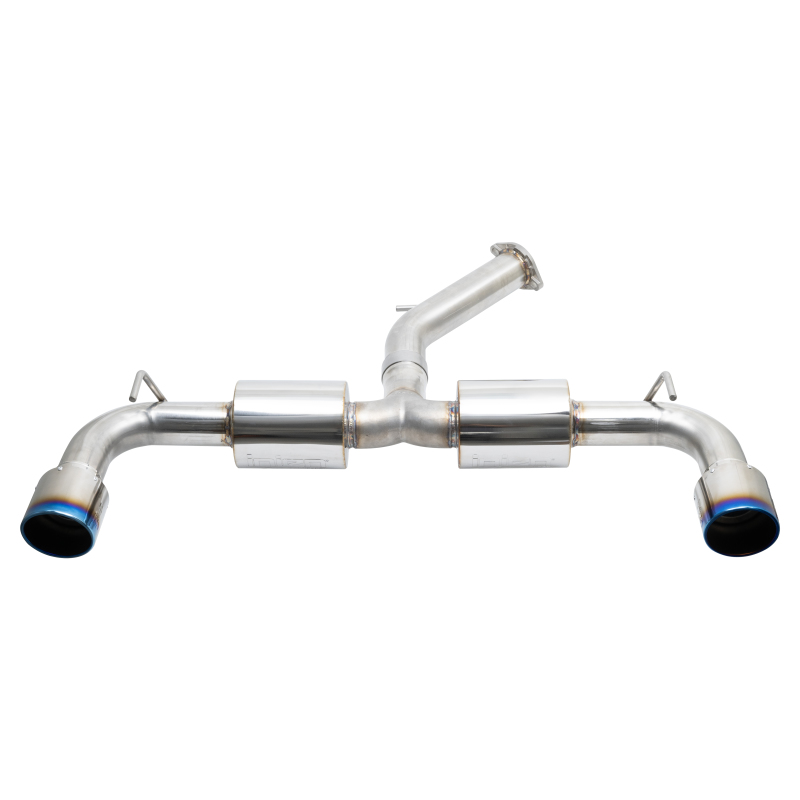 Injen 19-22 Hyundai Veloster N L4 2.0L Turbo Performance SS Axle Back Exhaust System - Burnt Ti Tips thumbnail 6