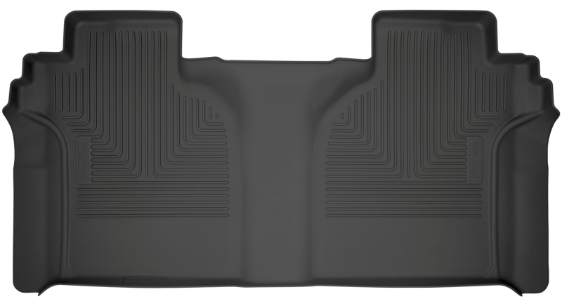 Husky Liners 2019 Chevrolet Silverado 1500 Crew Cab WeatherBeater Black 2nd Row Floor Liners thumbnail 3