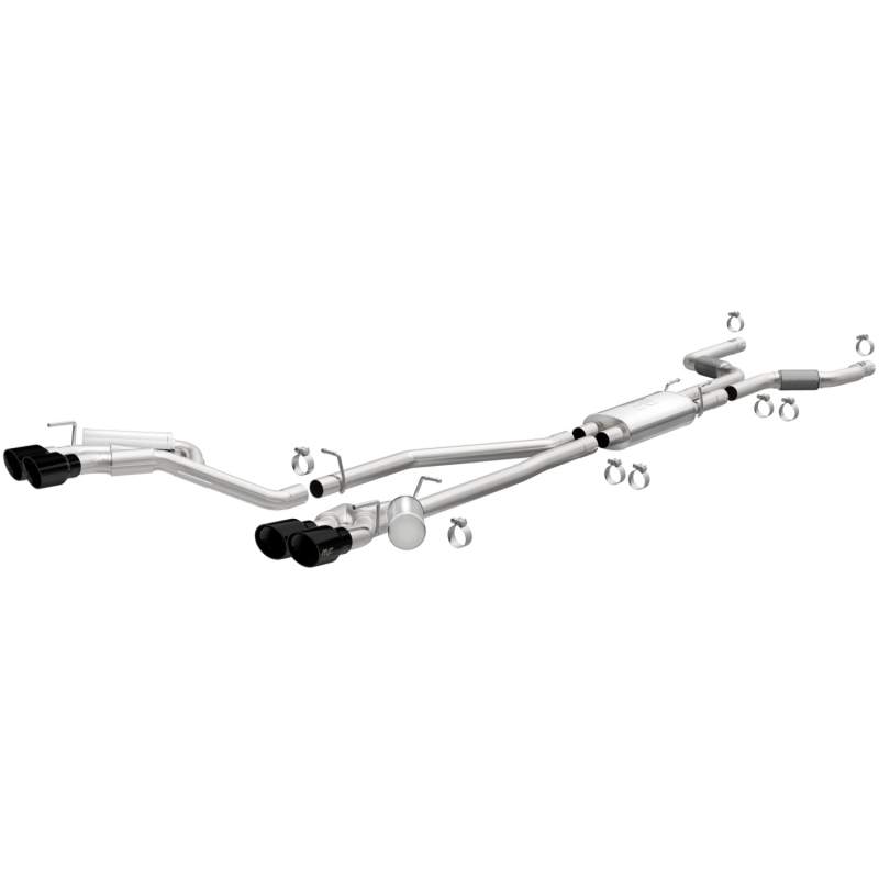 MagnaFlow 20-21 Ford Explorer 3.0L V6 Dual Exit Quad Black Chrome Tip Street Series Cat-Back Exhaust thumbnail 3