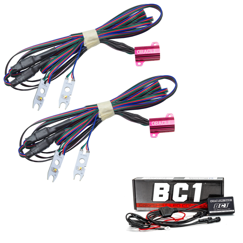Oracle 15-17 Ford F-150 Headlight DRL Upgrade Kit - ColorSHIFT w/ BC1 Controller thumbnail 6
