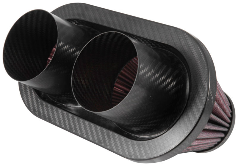 K&N Universal Air Filter - 3in Dual Flange / 10x5.125in Base / 6.375x3.0625in Top / 5.5in Height thumbnail 5