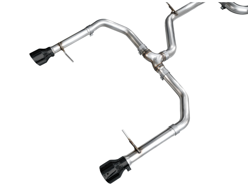 AWE Tuning 22-25 Volkswagen Jetta GLI Track Edition Exhaust - Diamond Black Tips thumbnail 7