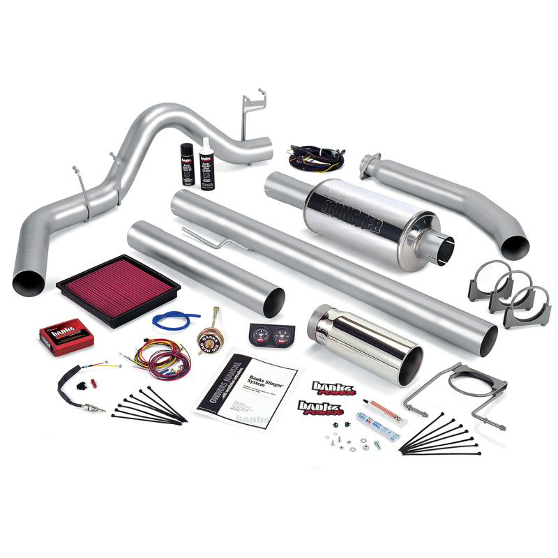 Banks Power 98 Dodge 5.9L Ext Cab Stinger System - SS Single Exhaust w/ Chrome Tip thumbnail 3