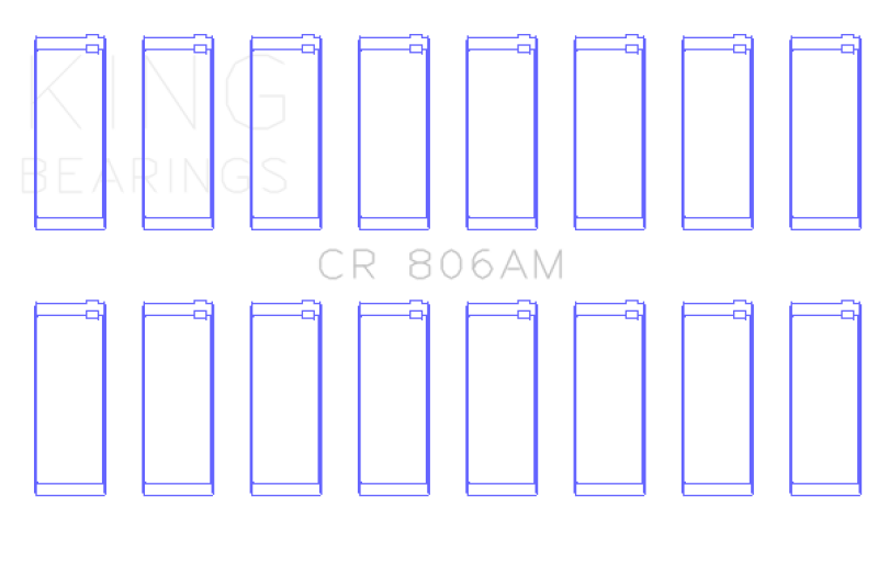 King Engine Bearings Chrysler 361Cl/383Cl (Size Standard) Connecting Rod Bearing Set thumbnail 4