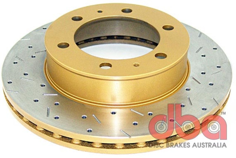 DBA HD Series 4000XS Brake Rotors DBA42714XS Disc Rotor, Cross-Drilled, Slotted, 4000 XS Series, Uni-Directional, Toyota, Front, Each thumbnail 7