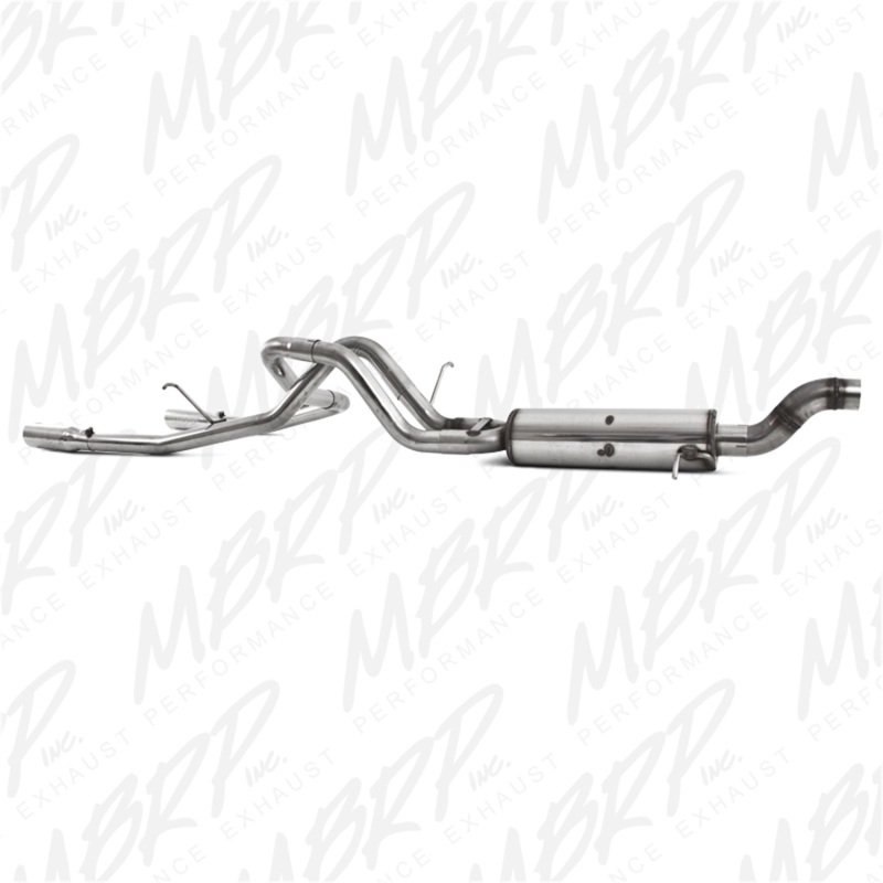 MBRP 09-11 Chev/GMC Colorado/Canyon 5.3L V8 EC/CC-SB Cat Back Dual Split Rear Exit T409 thumbnail 5