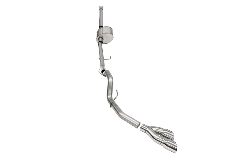 Corsa 2021-2025 Ford F-150 SuperCrew/6.5in Bed 5.0L V8 Xtreme Cat-Back Dual Side Exit-Polished