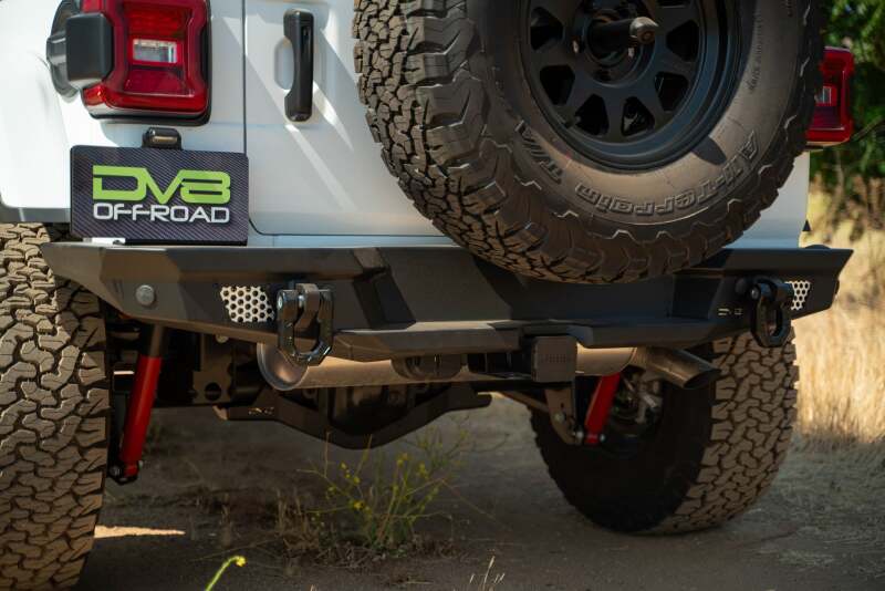 DV8 Offroad 2018 Jeep Wrangler JL MTO Series Rear Bumper w/ Optional Tire Carrier thumbnail 7